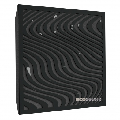 Купить акустическая панель ecosound sand plastic black 50 х 50 см 53 мм черный пластик по низкой цене