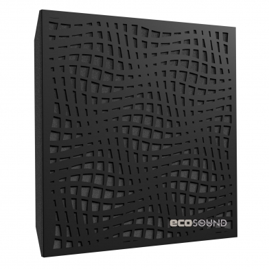 Купить акустическая панель ecosound illusion hdf-black 50 х 50 см 53 мм черный по низкой цене