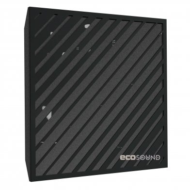 Купить акустическая панель ecosound simple-line plastic black 50 х 50 см 53 мм черный пластик по низкой цене