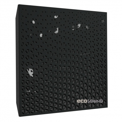 Купить акустическая панель ecosound texture plastic black 50 х 50 см 53 мм черный пластик по низкой цене