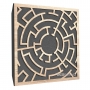 Купить акустическая панель ecosound labyrinth lt-sonoma-oak 50 х 50 см 73 мм латте по низкой цене