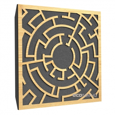 Купить акустическая панель ecosound labyrinth sherwood-oak 50 х 50 см 73 мм светлый дуб по низкой цене