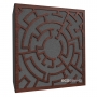 Купить акустическая панель ecosound labyrinth wenge 50 х 50 см 73 мм темно-коричневый по низкой цене