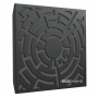 Купить акустическая панель ecosound labyrinth-full hdf-black 50 х 50 см 73 мм черный по низкой цене