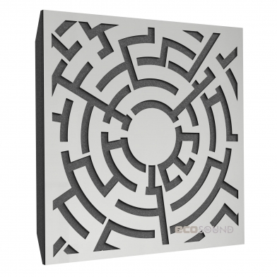 Купить акустическая панель ecosound labyrinth-full hdf-white 50 х 50 см 73 мм белый по низкой цене