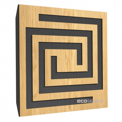 Купить акустическая панель ecosound spiral sherwood-oak 50 х 50 см 73 мм светлый дуб по низкой цене