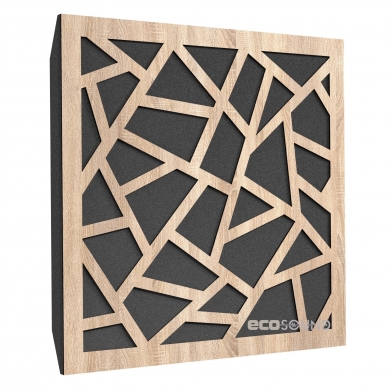 Купить акустическая панель ecosound ecoart-medium lt-sonoma-oak 50 х 50 см 73 мм латте по низкой цене