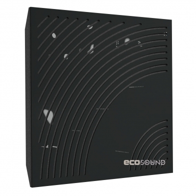 Купить акустическая панель ecosound rainbow plastic black 50 х 50 см 73 мм черный пластик по низкой цене