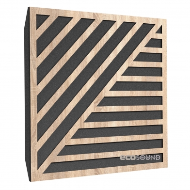 Купить акустическая панель ecosound band lt-sonoma-oak 50 х 50 см 73 мм латте по низкой цене