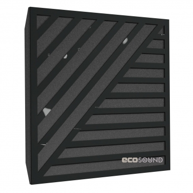 Купить акустическая панель ecosound band plastic black 50 х 50 см 73 мм черный пластик по низкой цене