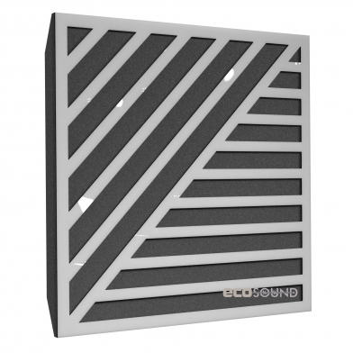 Купить акустическая панель ecosound band plastic white 50 х 50 см 73 мм белый пластик по низкой цене