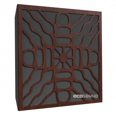 Купить акустическая панель ecosound chladni wenge 50 х 50 см 73 мм темно-коричневый по низкой цене