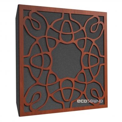 Купить акустическая панель ecosound acoustic apple-locarno 50 х 50 см 73 мм коричневый по низкой цене