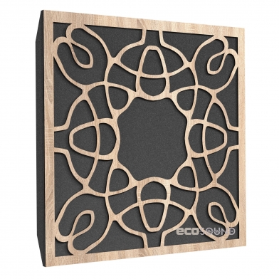 Купить акустическая панель ecosound acoustic lt-sonoma-oak 50 х 50 см 73 мм латте по низкой цене