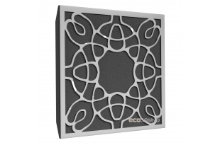 Акустична панель Ecosound Acoustic Plastic White 50 х 50 см 73 мм білий пластик