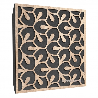 Купить акустическая панель ecosound fan lt-sonoma-oak 50 х 50 см 73 мм латте по низкой цене
