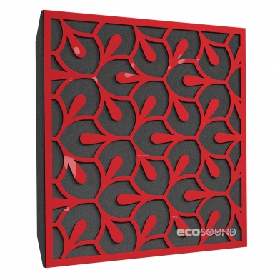 Купить акустическая панель ecosound fan plastic red 50 х 50 см 73 мм красный пластик по низкой цене