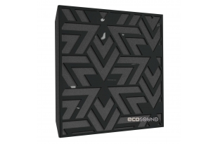 Акустична панель Ecosound Arrow Plastic Black 50 х 50 см 73 мм чорний пластик