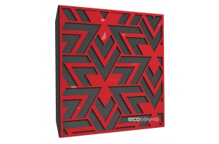Акустична панель Ecosound Arrow Plastic Red 50 х 50 см 73 мм червоний пластик
