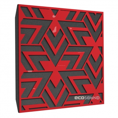 Купить акустическая панель ecosound arrow plastic red 50 х 50 см 73 мм красный пластик по низкой цене