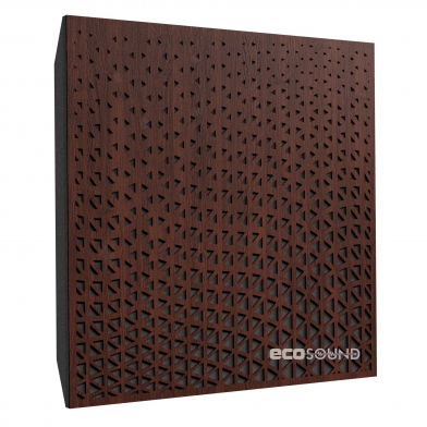 Купить акустическая панель ecosound texture wenge 50 х 50 см 73 мм темно-коричневый по низкой цене