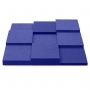 Панель з акустичного поролону Ecosound Pattern Velvet 60мм, 60х60см колір синій 