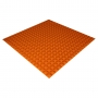 Панель из акустического поролона Ecosound Pyramid Color толщиной 20 мм, размером 100х100 см, оранжевого цвета