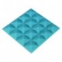Купить панель из акустического поролона ecosound pyramid color толщиной 20 мм, размером 20x20 см, синего цвета по низкой цене