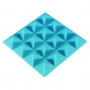 Купить панель из акустического поролона ecosound pyramid color толщиной 30 мм, размером 20x20 см, синего цвета по низкой цене