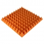 Купить панель из акустического поролона ecosound pyramid color толщиной 70 мм, размером 50х50 см, оранжевого цвета по низкой цене