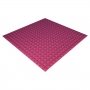 Купить панель з акустичного поролону ecosound pyramid color товщиною 20 мм, розміром 100х100 см, рожевого кольору  по низкой цене