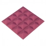 Купить панель из акустического поролона ecosound pyramid color толщиной 20 мм, размером 20x20 см, розового цвета по низкой цене