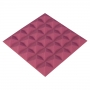 Купить панель из акустического поролона ecosound pyramid color толщиной 20 мм, размером 25x25 см, розового цвета по низкой цене