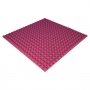 Купить панель з акустичного поролону ecosound pyramid color товщиною 30 мм, розміром 100х100 см, рожевого кольору  по низкой цене