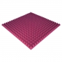 Купить панель з акустичного поролону ecosound pyramid color товщиною 50 мм, розміром 100х100 см, рожевого кольору  по низкой цене