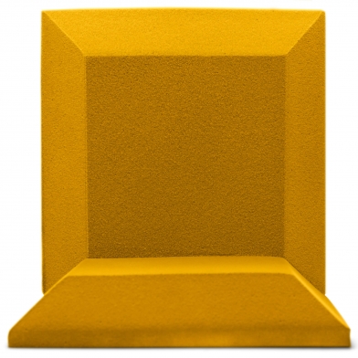 Купить оксамитова акустична панель з акустичного поролону ecosound velvet gold 25х25см 50мм. колір золотий  по низкой цене