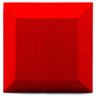 Купить оксамитова акустична панель з акустичного поролону ecosound velvet red 25х25см 50мм. колір червоний  по низкой цене
