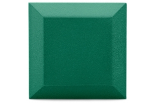 Оксамитова акустична панель з акустичного поролону Ecosound Velvet Kelly green 25х25см 50мм. Колір темно-зелений 
