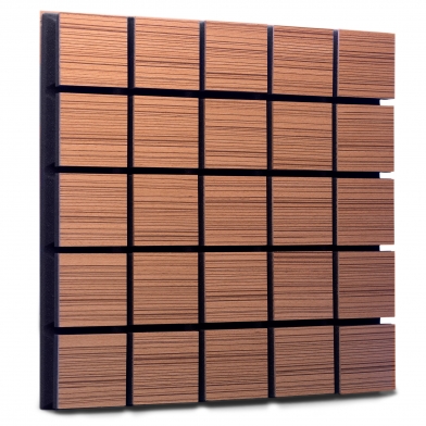 Купить акустическая панель ecosound tetras rosewood 50x50см 33мм цвет коричневый по низкой цене