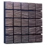 Акустическая панель Ecosound Tetras Wood Ebony&Ivory 50x50см 33мм цвет черно-белый