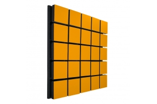 Акустическая панель Ecosound Tetras Wood Orange 50x50см 33мм цвет оранжевый