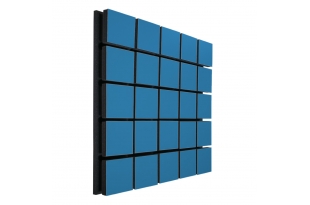 Акустична панель Ecosound Tetras Wood Blue 50x50см 33мм колір синій 