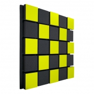 Акустическая панель Ecosound Tetras Acoustic Wood Yellow 50x50см 53мм цвет жёлтый
