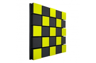 Акустична панель Ecosound Tetras Acoustic Wood Yellow 50x50см 33мм колір жовтий 