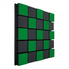 Акустична панель Ecosound Tetras Acoustic Wood Green 50x50см 53мм Колір зелений 