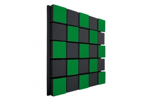 Акустична панель Ecosound Tetras Acoustic Wood Green 50x50см 33мм Колір зелений 