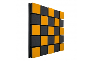 Акустична панель Ecosound Tetras Acoustic Wood Orange 50x50см 33мм колір помаранчевий 