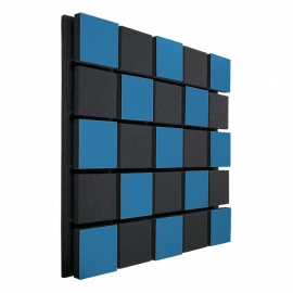 Акустическая панель Ecosound Tetras Acoustic Wood Blue 50x50см  53мм цвет синий