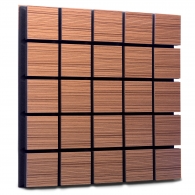 Акустическая панель Ecosound Tetras Rosewood 50x50см 73мм цвет коричневый
