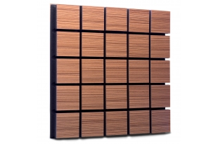 Акустична панель Ecosound Tetras Rosewood 50x50см 73мм колір коричневий 